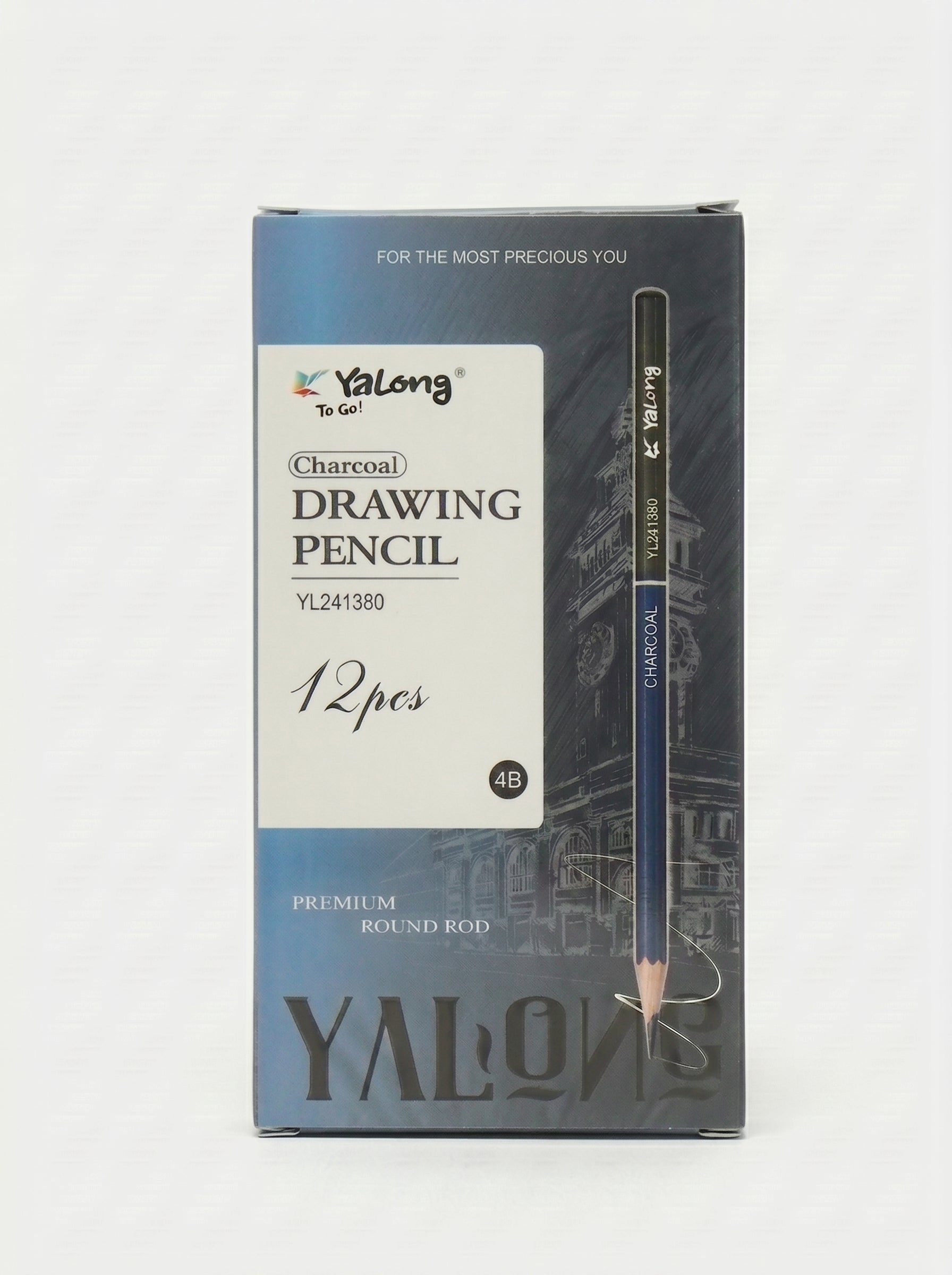 Crayons Graphite Yalong - Boîte de 12 & Plusieurs Formats Disponibles