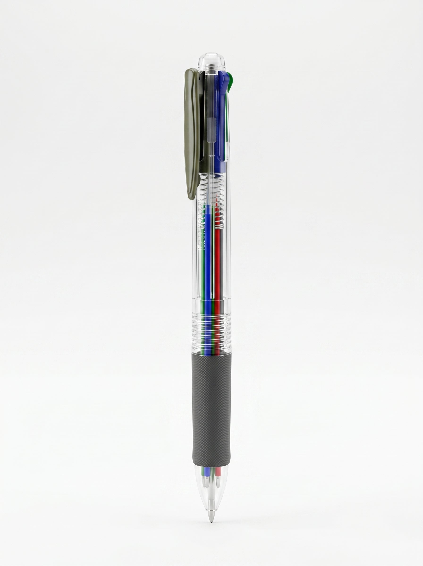 Deli Stylo Bille 4 en 1 Rétractable - Bleu, Noir, Rouge, Vert Image principale du produit