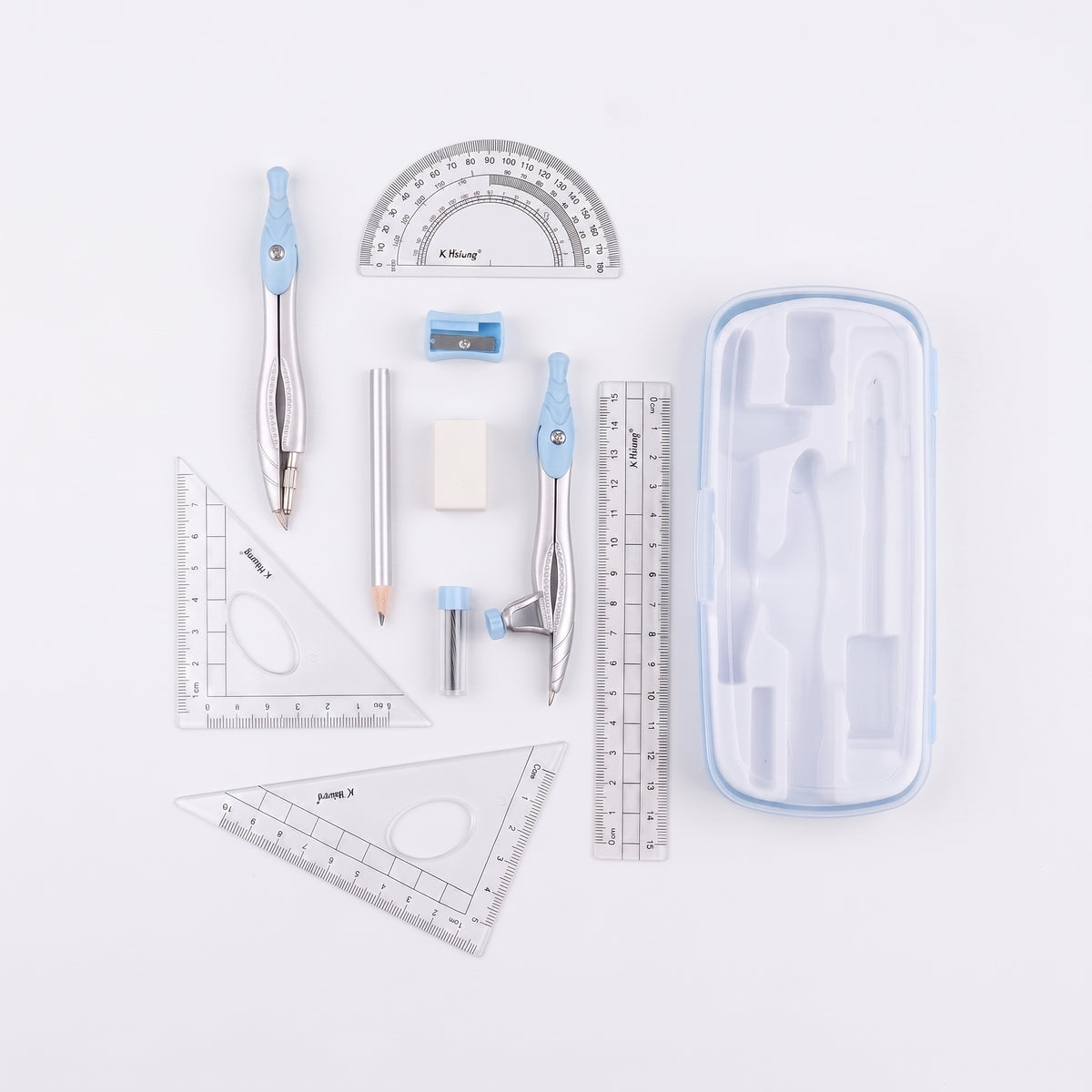 Coffret géométrie Yalong 10 pièces Image principale du produit
