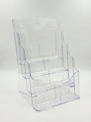 Présentoir en Plastique A4 Transparent | Support de Table pour Menus & Flyers