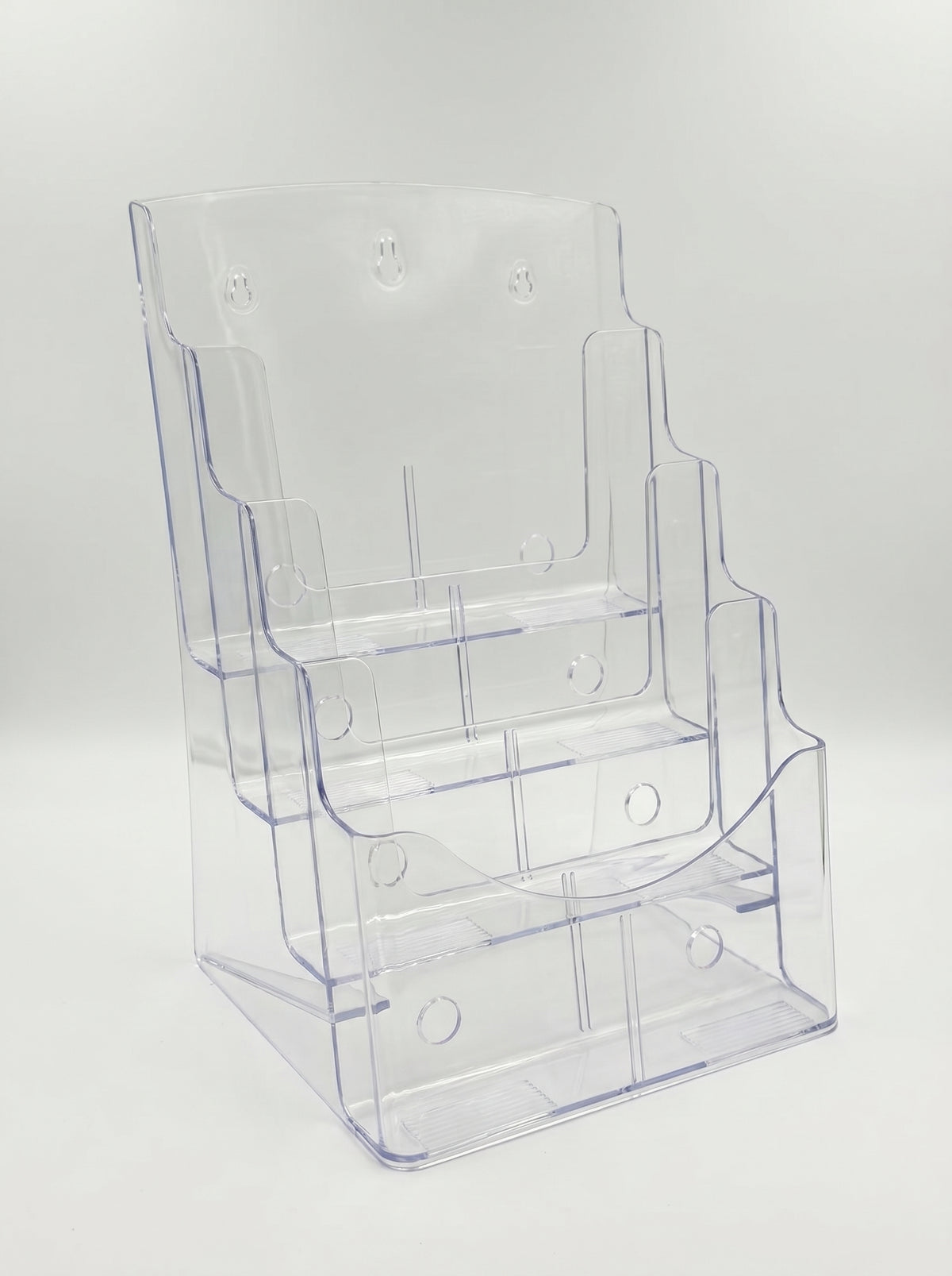 Présentoir en Plastique A4 Transparent | Support de Table pour Menus & Flyers