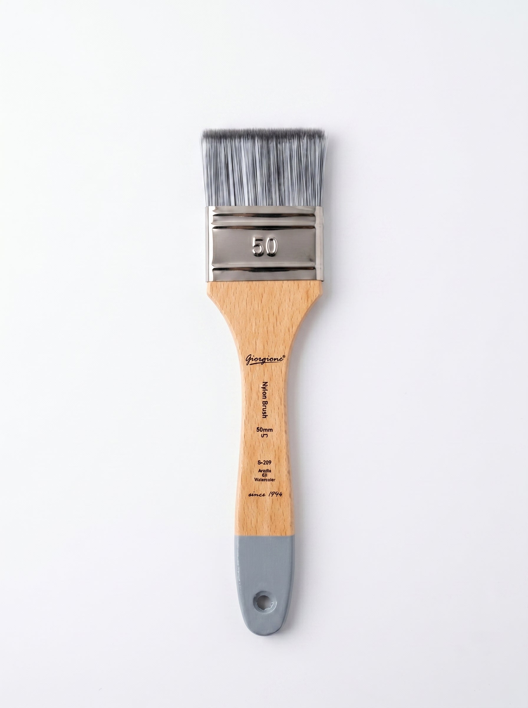 Pinceau brosse plat avec manche n° 50 / Giorgione - Pour Artistes et Peintres