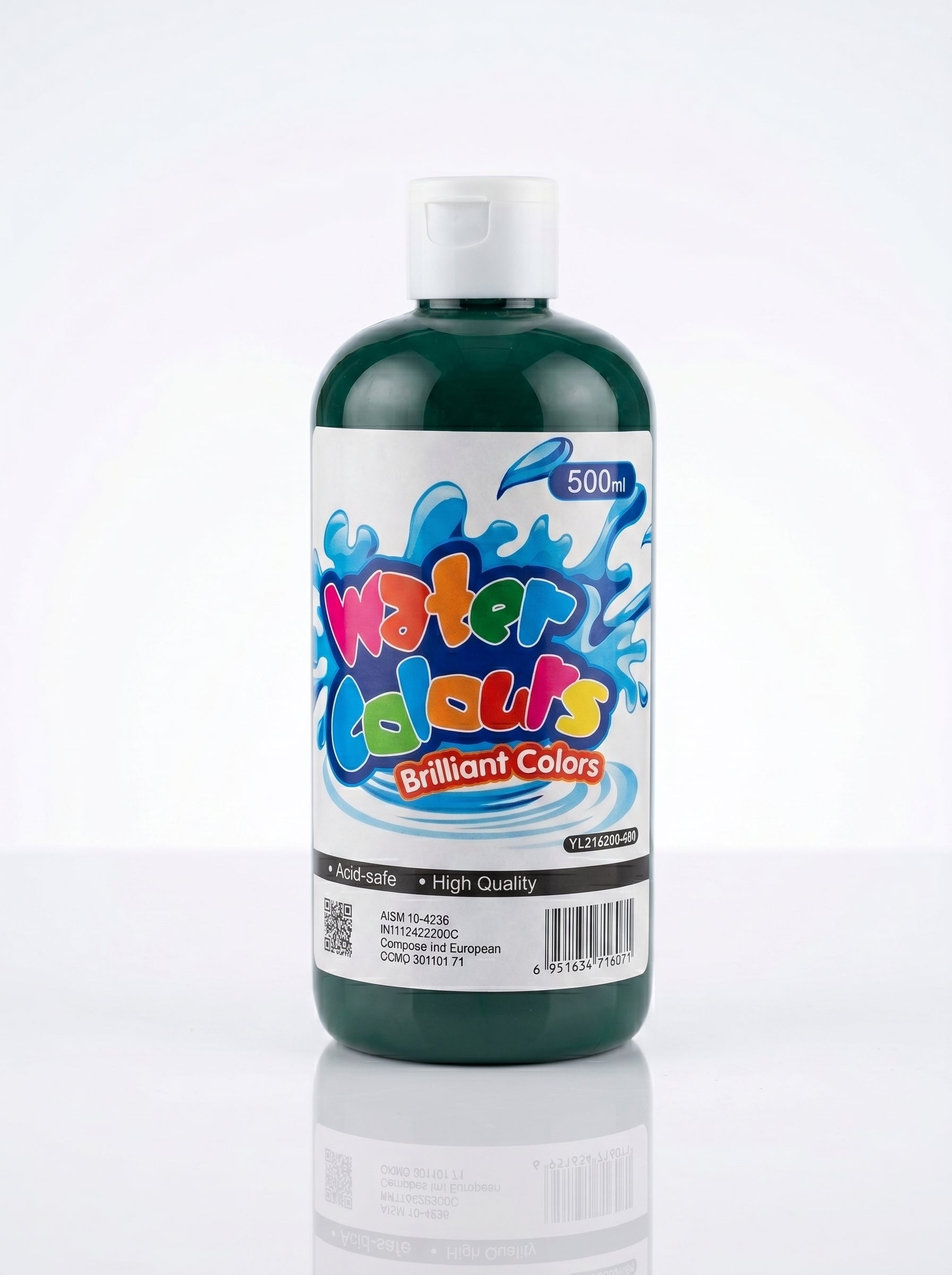 Gouache Liquide 500 ml - Peinture Scolaire Prête à l'Emploi