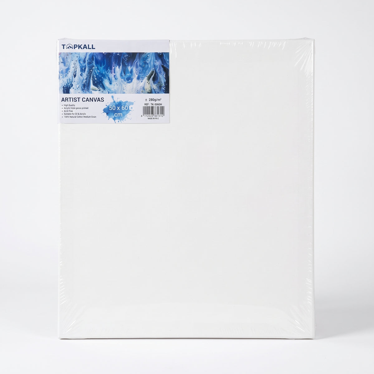 Canvas Tableau à Dessin Blanc TOPKALL - Support Peinture & Croquis