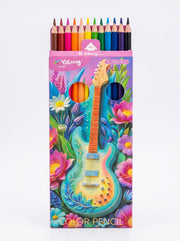 Crayons de couleur 12pcs Yalong - Papeterie et Coloriage