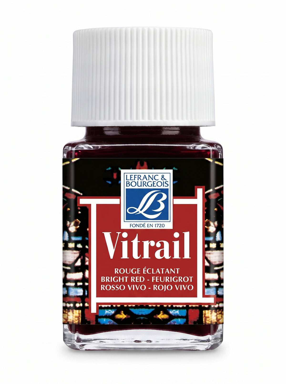 Peinture pour verre Lefranc Bourgeois - Effet vitrail brillant (50ml)