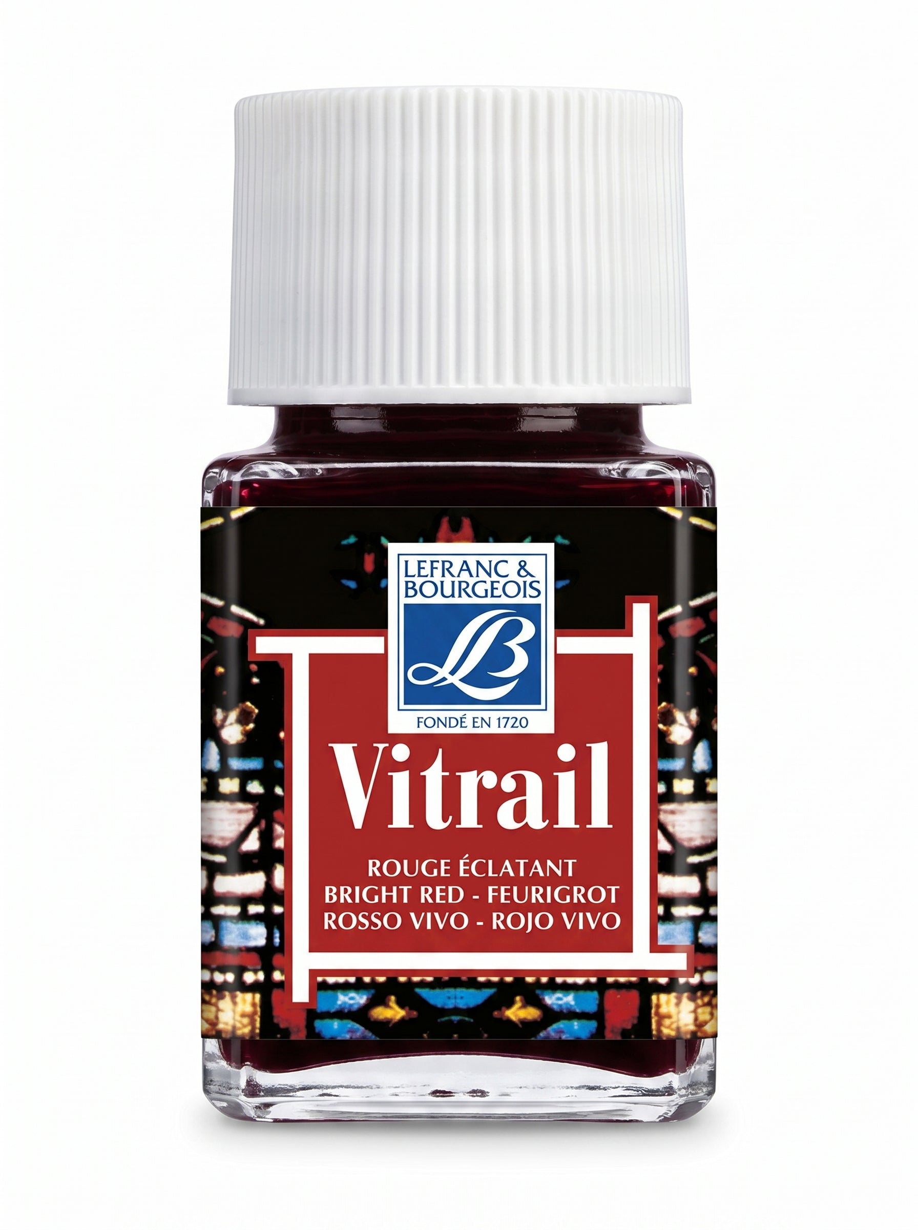 Peinture pour verre Lefranc Bourgeois - Effet vitrail brillant (50ml)