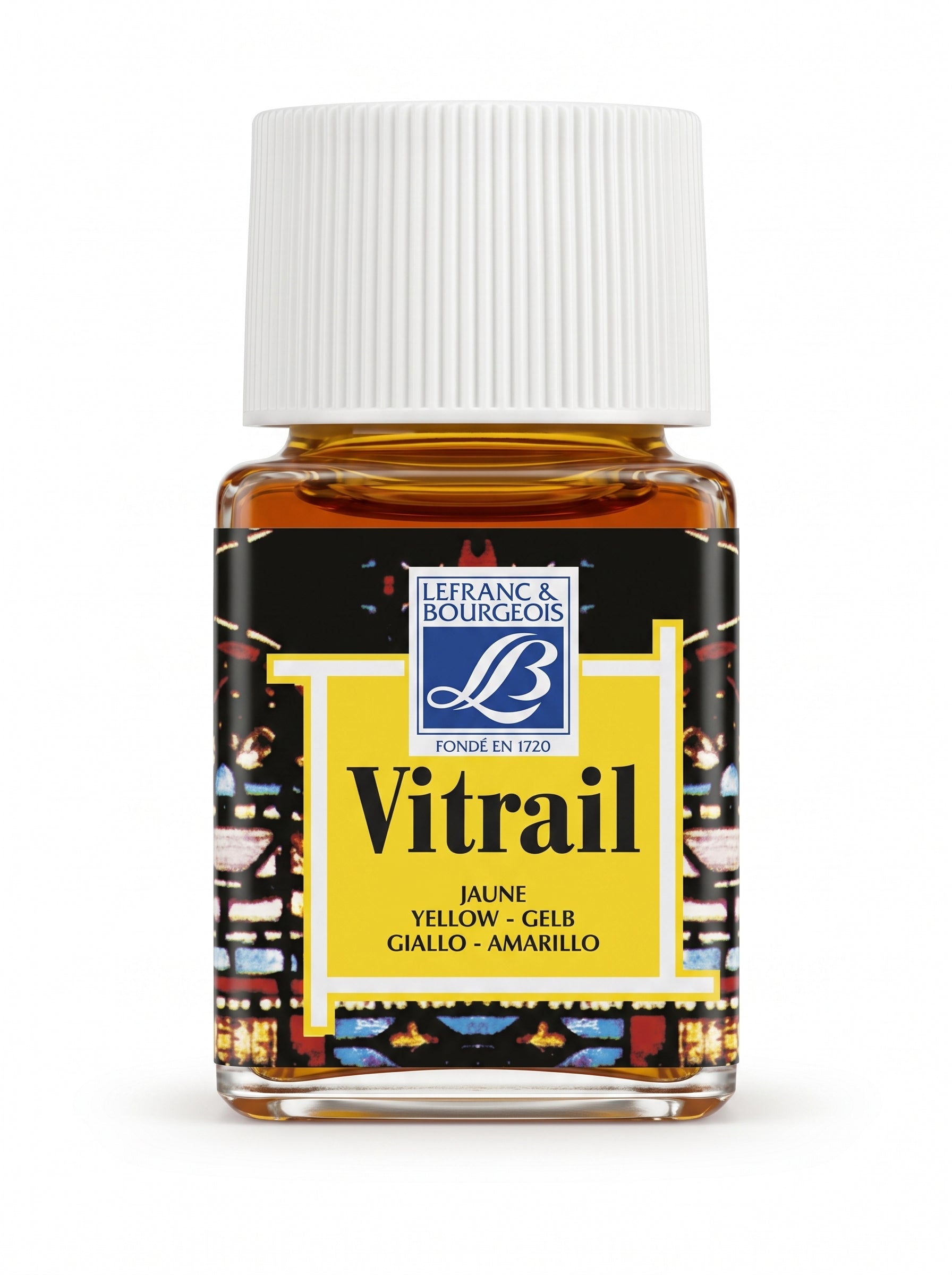 Peinture pour verre Lefranc Bourgeois - Effet vitrail brillant (50ml)