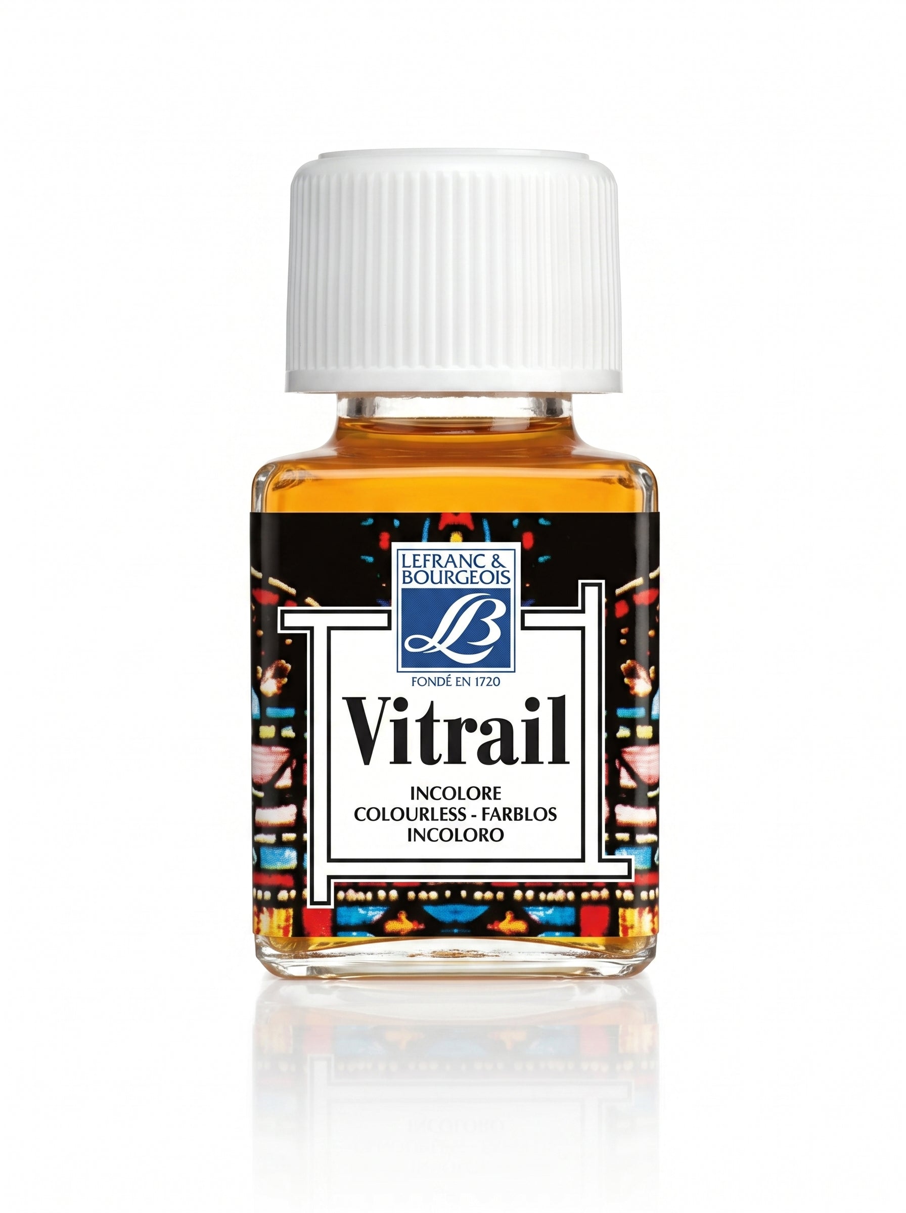Peinture pour verre Lefranc Bourgeois - Effet vitrail brillant (50ml)