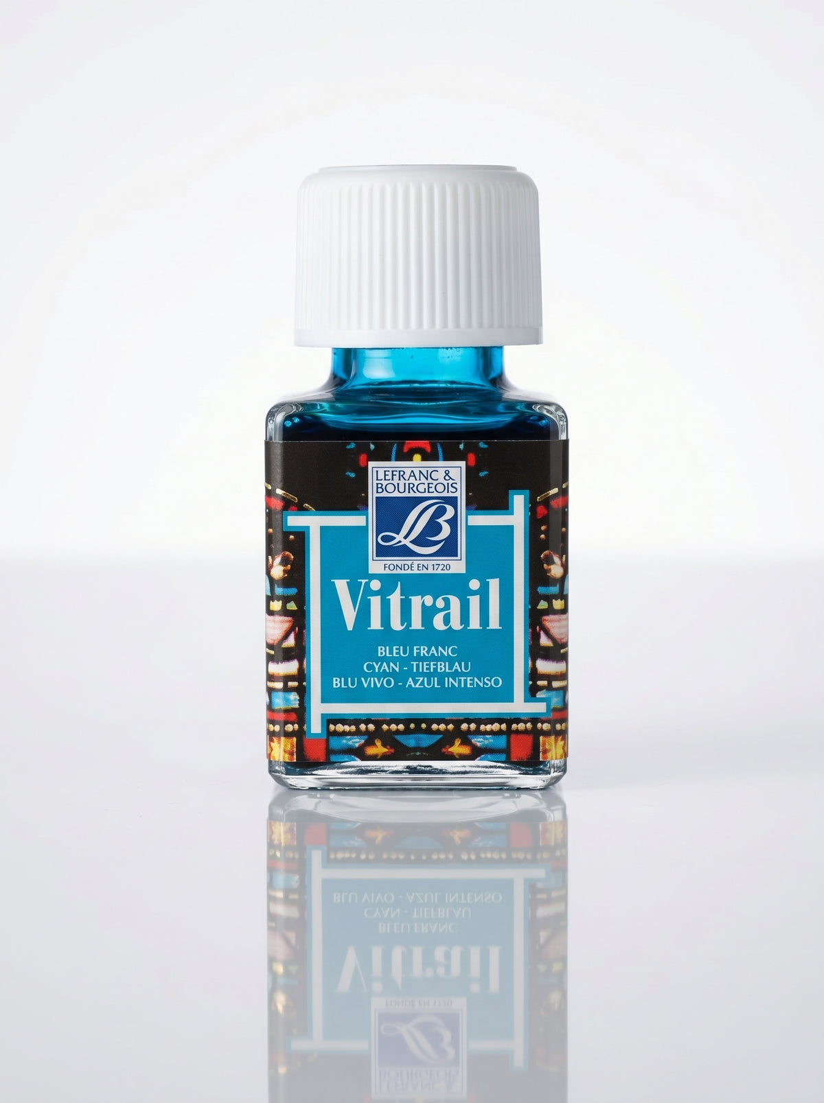 Peinture pour verre Lefranc Bourgeois - Effet vitrail brillant (50ml)