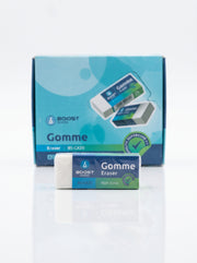 Lot de 20 gommes blanches Boost School