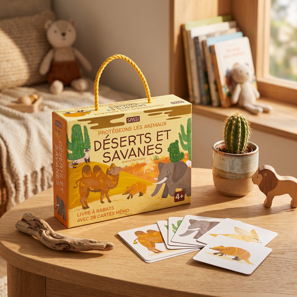 Coffret Sassi Forêts Tropicales : Protégeons les Animaux – Livre + Mémo
