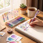 6 Stylos à Bille Brillants Pensan - Écriture Douce & Précise
