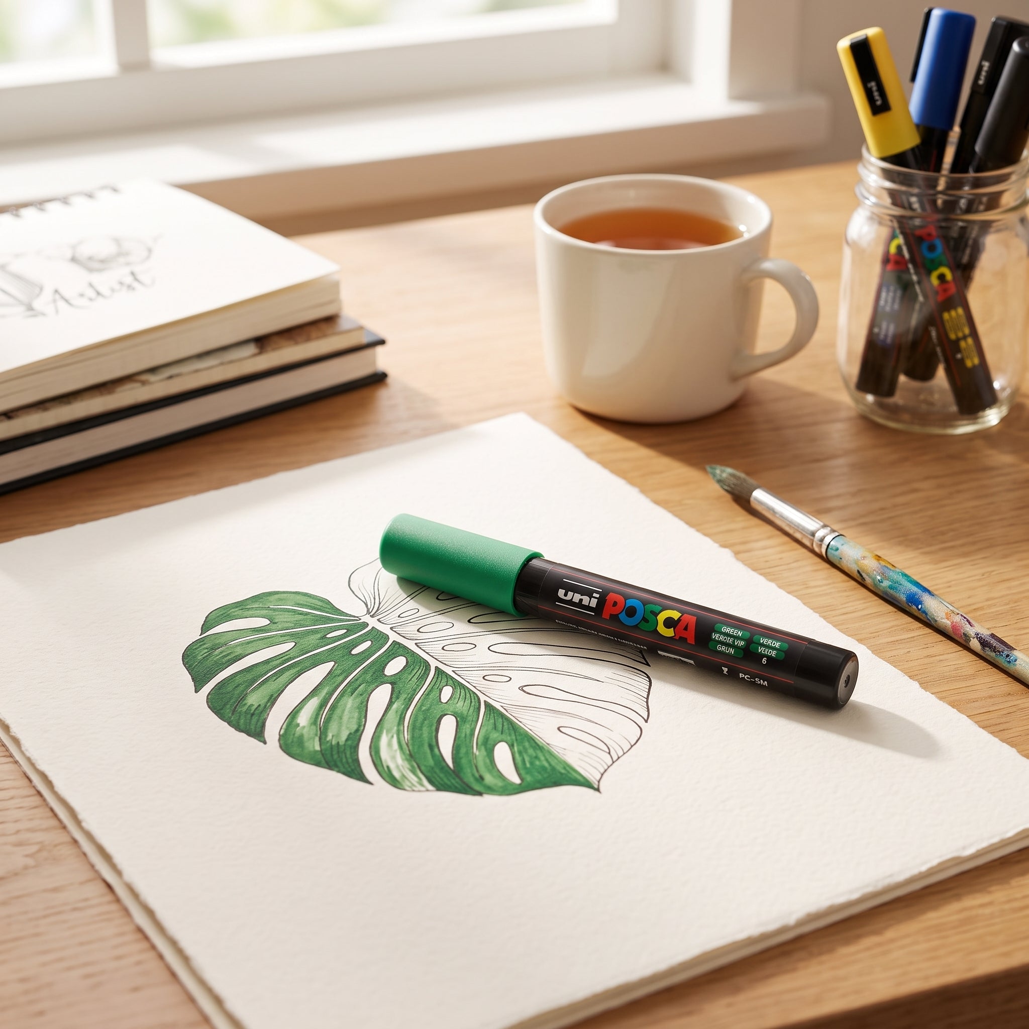 Marqueur Posca PC-5M –Peinture à l'Eau (1.8 - 2.5 mm)