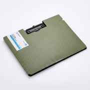 Porte-Bloc A4 avec Pince – Presse-Papiers Double Volet en Plastique