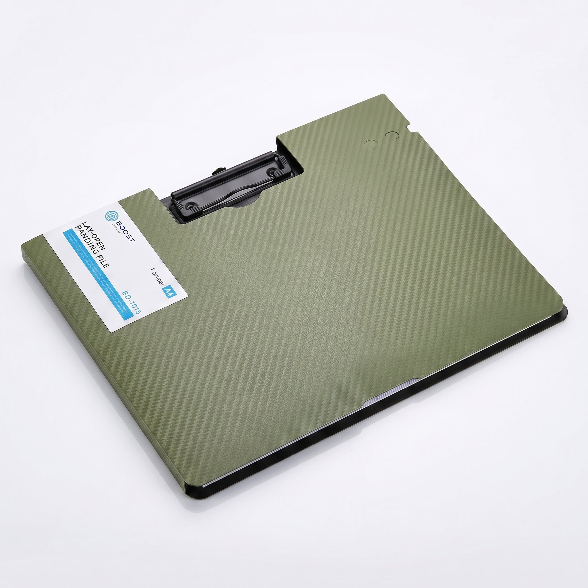 Porte-Bloc A4 avec Pince – Presse-Papiers Double Volet en Plastique