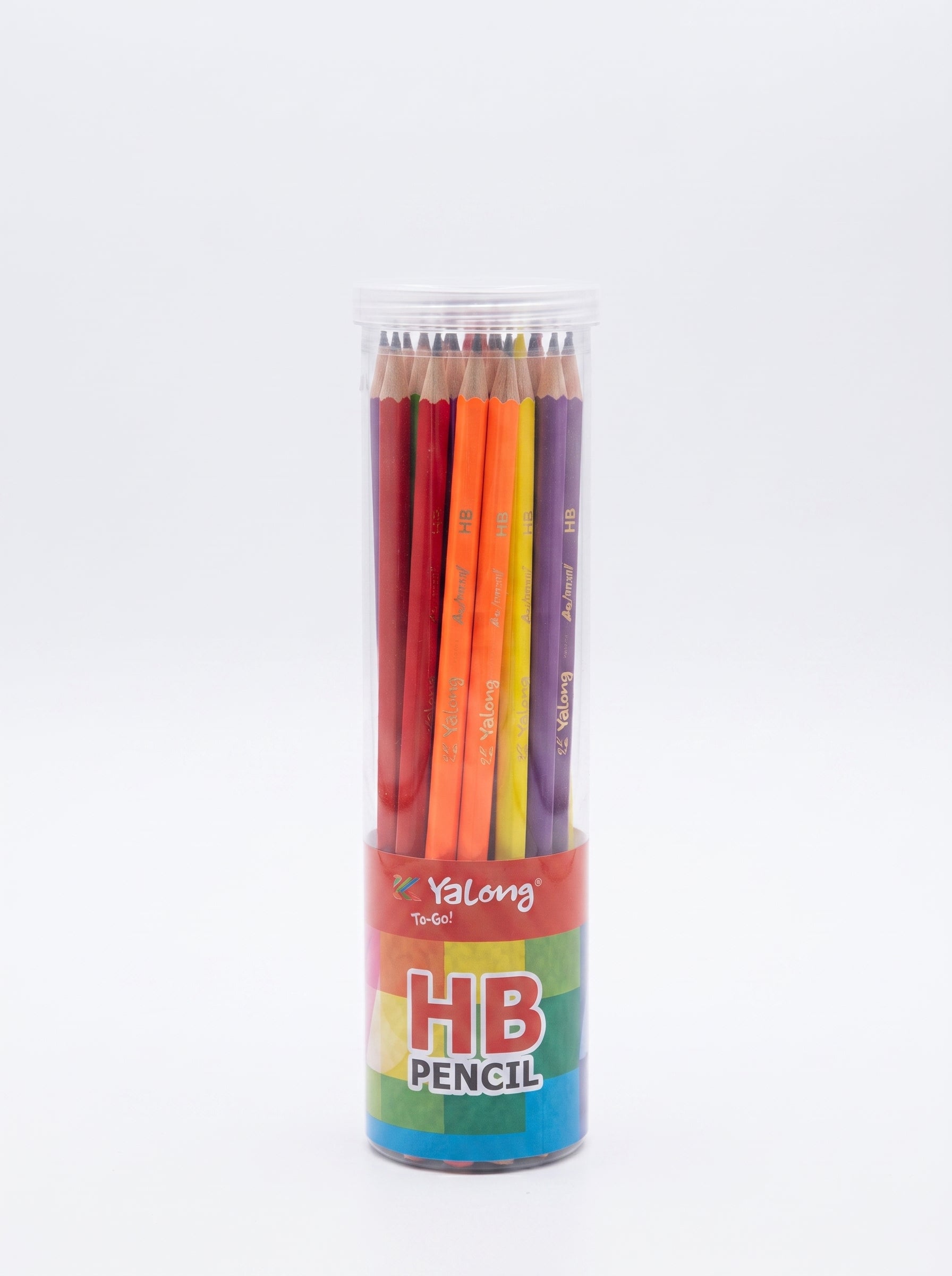 Pot de Crayons à Papier HB Yalong To Go – 36 Crayons Noirs Élégants