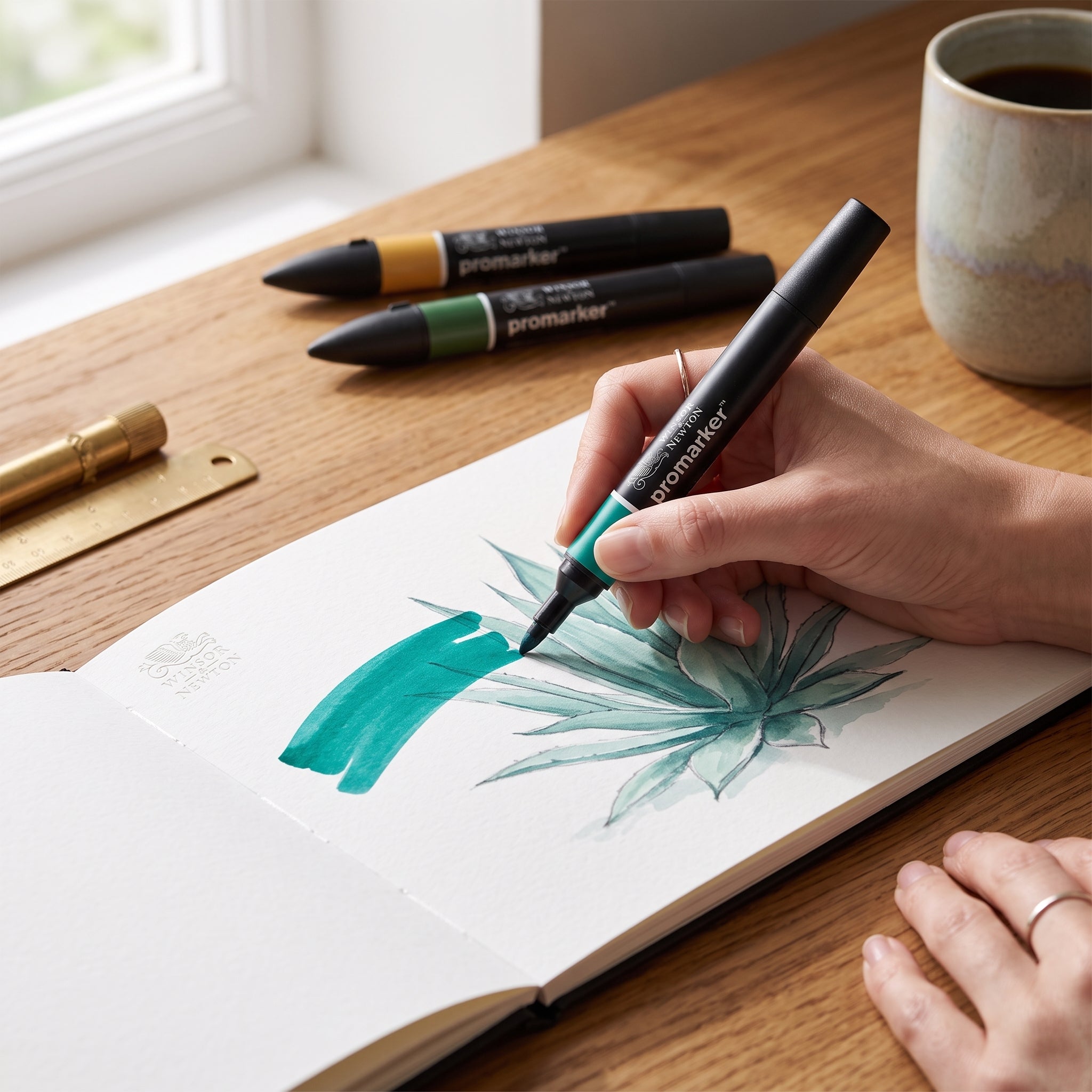 Marqueur Promarker Original – Double Pointe pour Dessin Pro