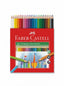 Crayons de Couleur Faber-Castell 24 Couleurs – Prise en Main Grip Confort
