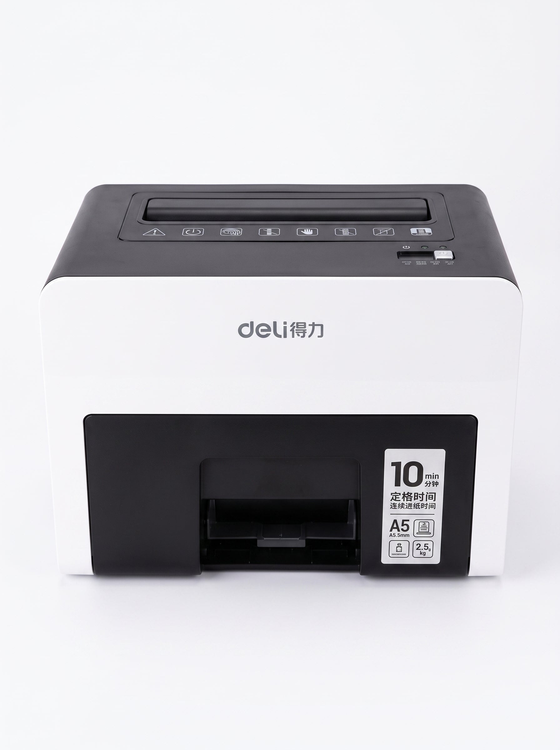 Destructeur de papier Deli A4 - Broyeur de Documents