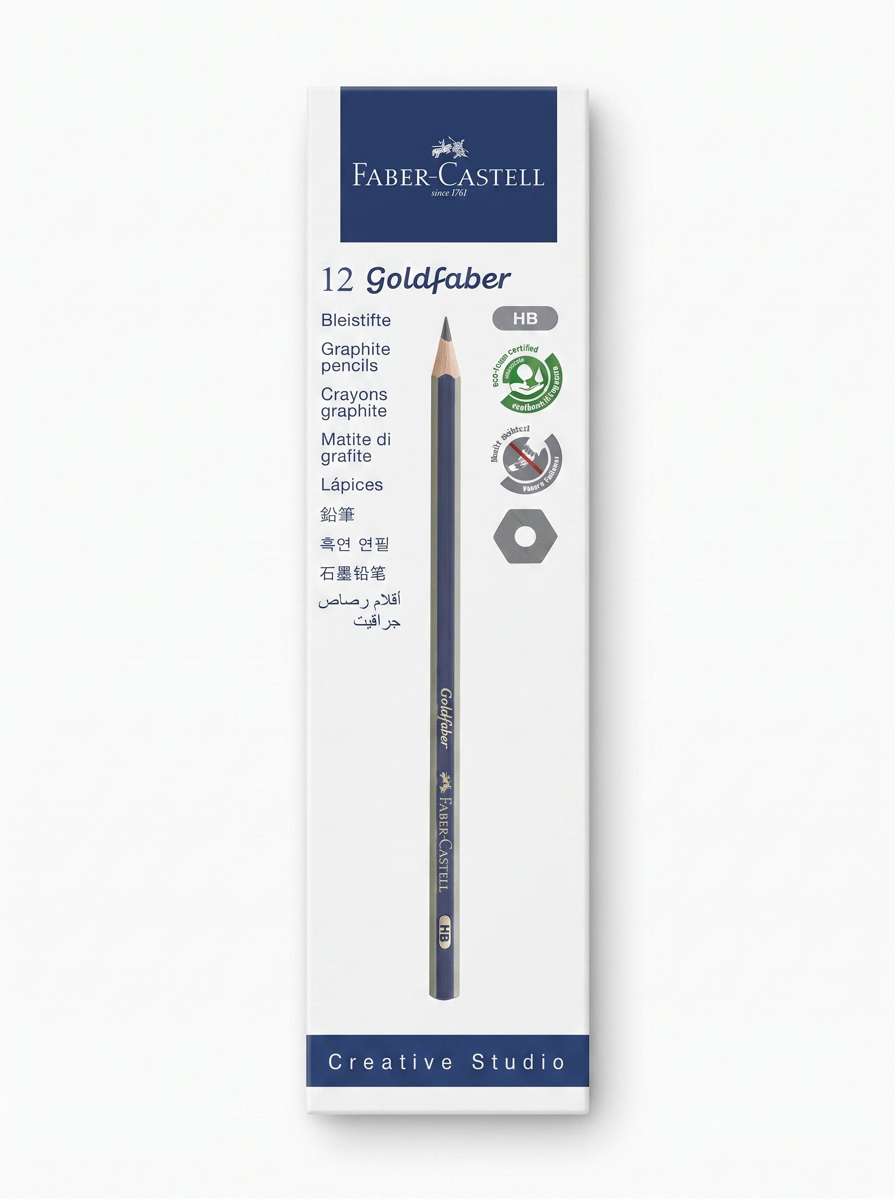 Boîte de 12 pièces - Crayons à Papier Graphite HB Faber-Castell