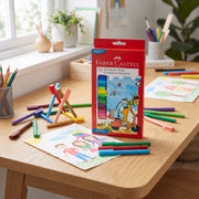 Set de 25 Feutres Faber-Castell Premium – Couleurs Vives pour Dessin
