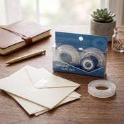 Pack de 2 Rubans Adhésifs Transparents – Haute Adhérence (12 mm x 20 Yards)