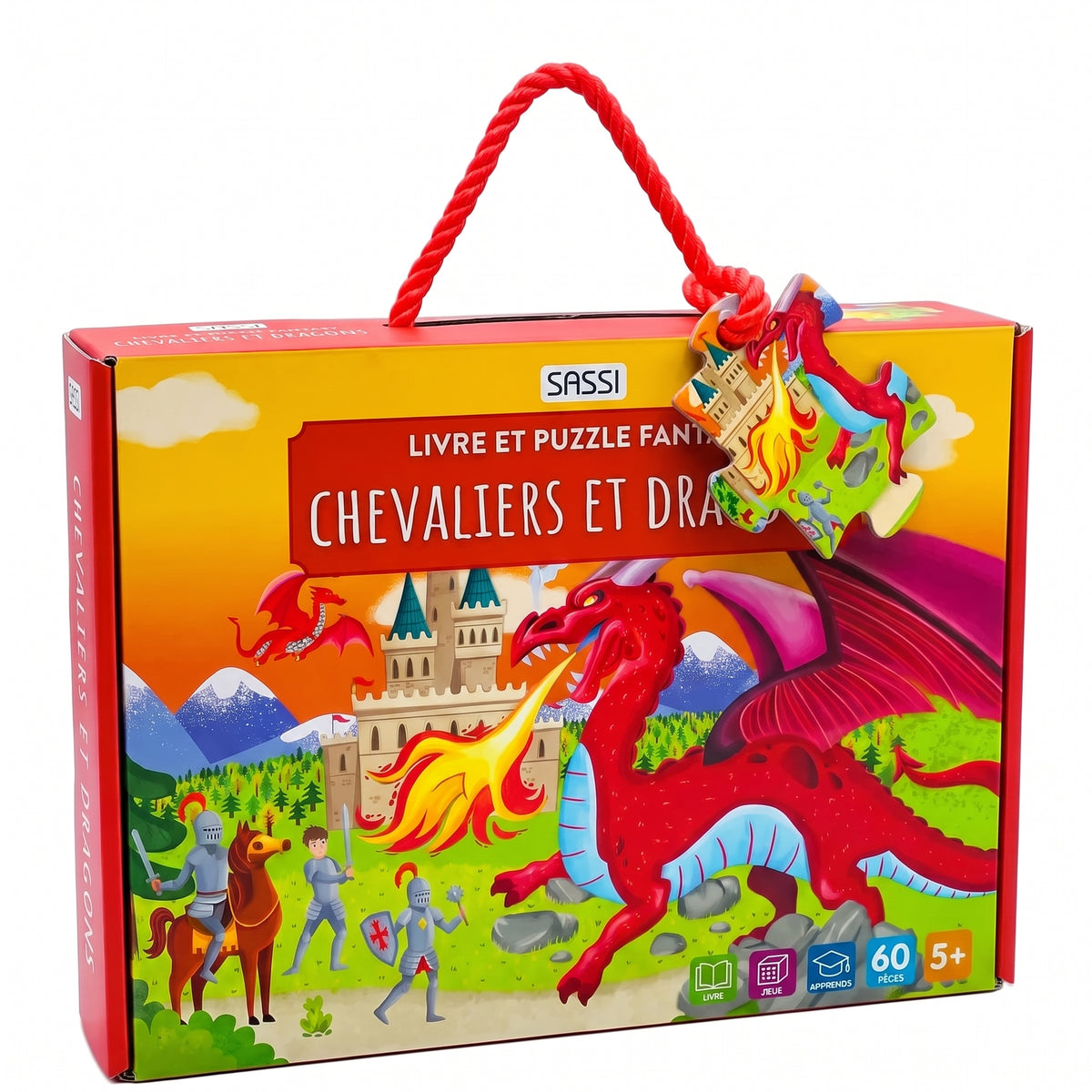 Coffret Livre et Puzzle Fantasy – Jeu Éducatif Enfant Image principale du produit