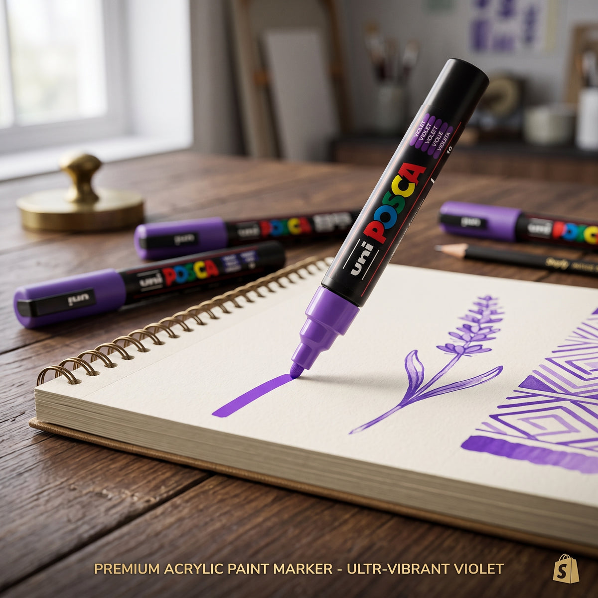 Marqueur Posca PC-1M - Pointe Extra-Fine 0.7mm | Peinture à l'Eau