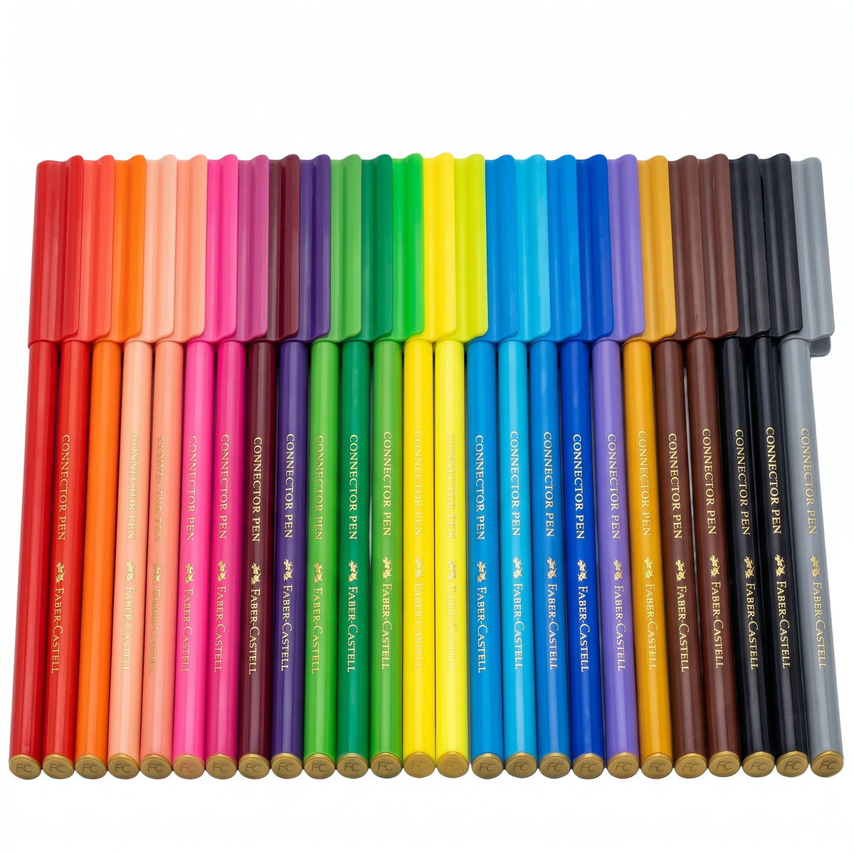 Set de 25 Feutres Faber-Castell Premium – Couleurs Vives pour Dessin