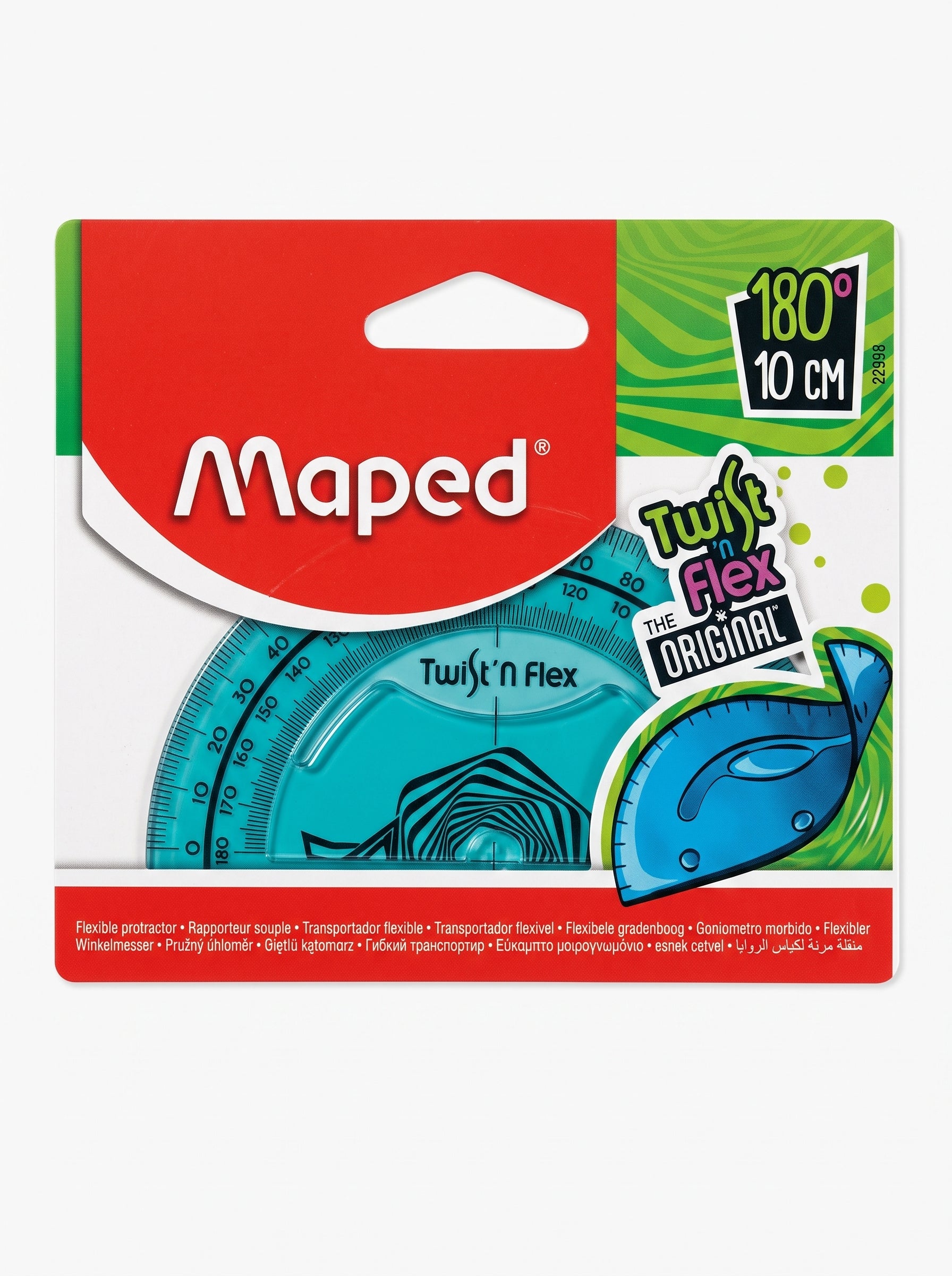 Rapporteur Maped Twist'n Flex 10cm - Rapporteur 180° Flexible