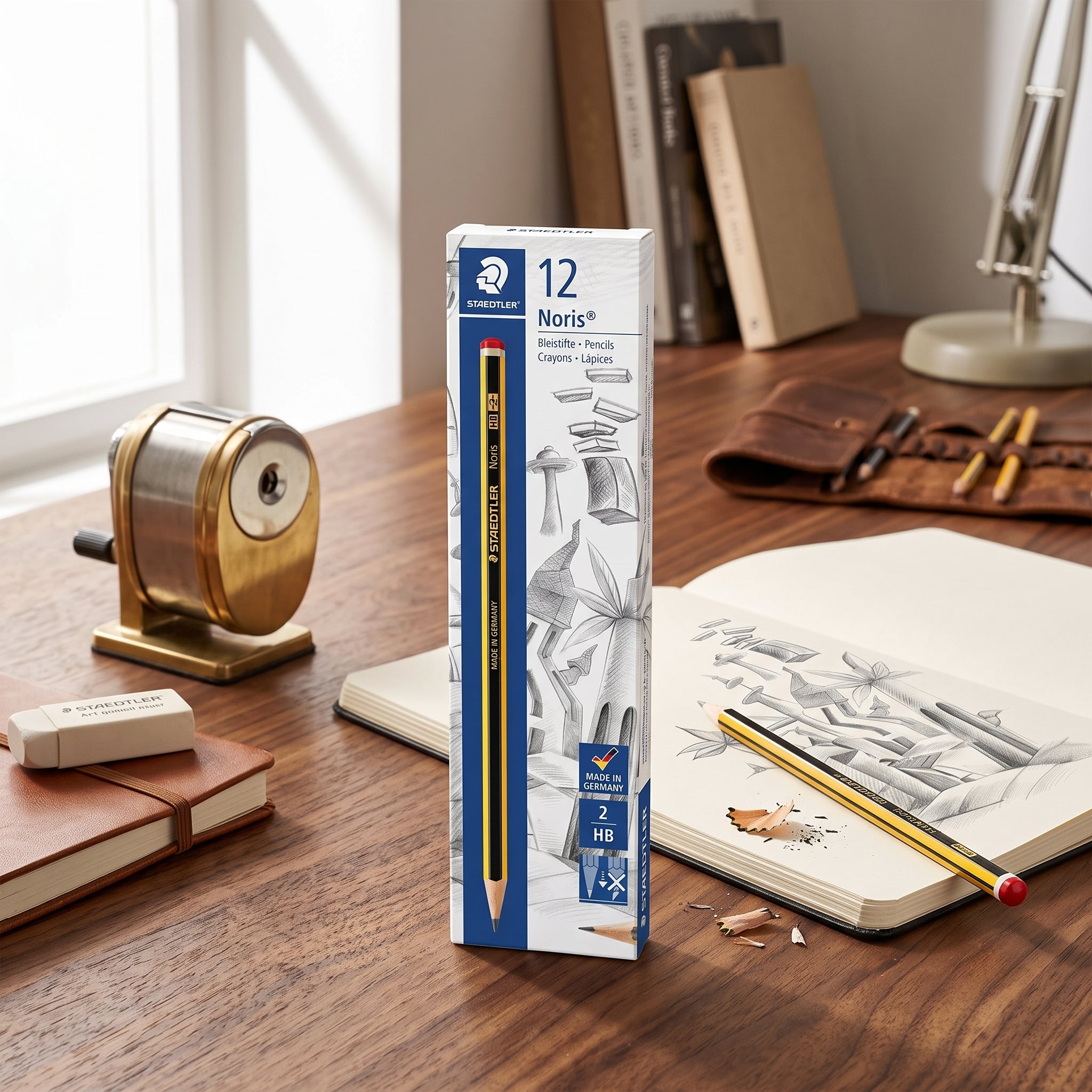 Crayon à papier Staedtler HB - Boîte de 12 Crayons Graphite N°2 Image secondaire du produit