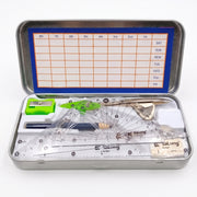 Kit de géométrie 8 pièces avec Pochette "To Go"