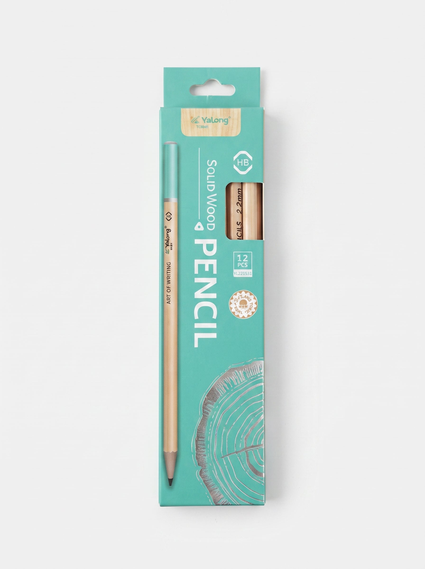 Boîte 12 crayons HB Yalong "To Go" – Mine HB Anti-Casse