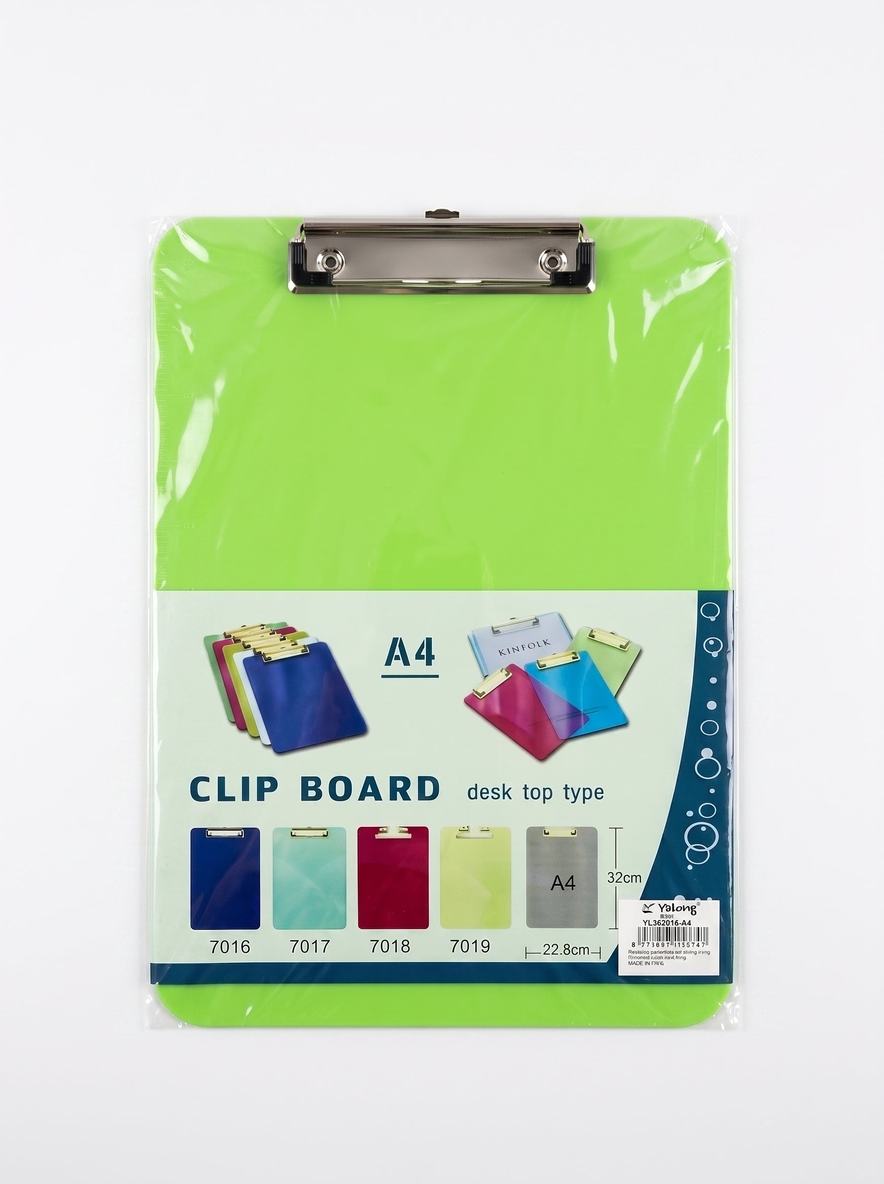 Porte-Bloc à Pince A4 en Plastique Yalong