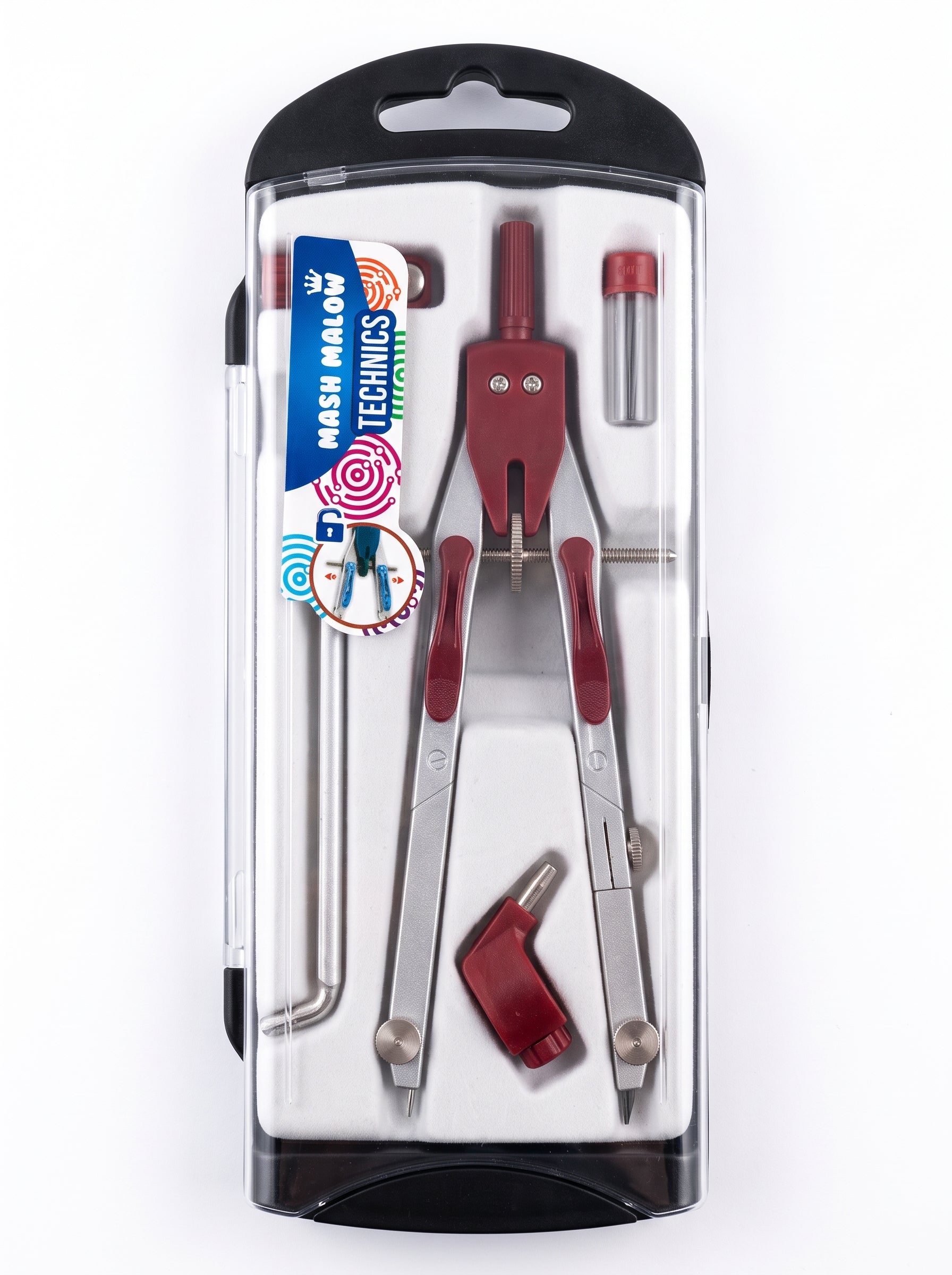 Coffret compas technique précision - Avec Rallonge et Accessoires
