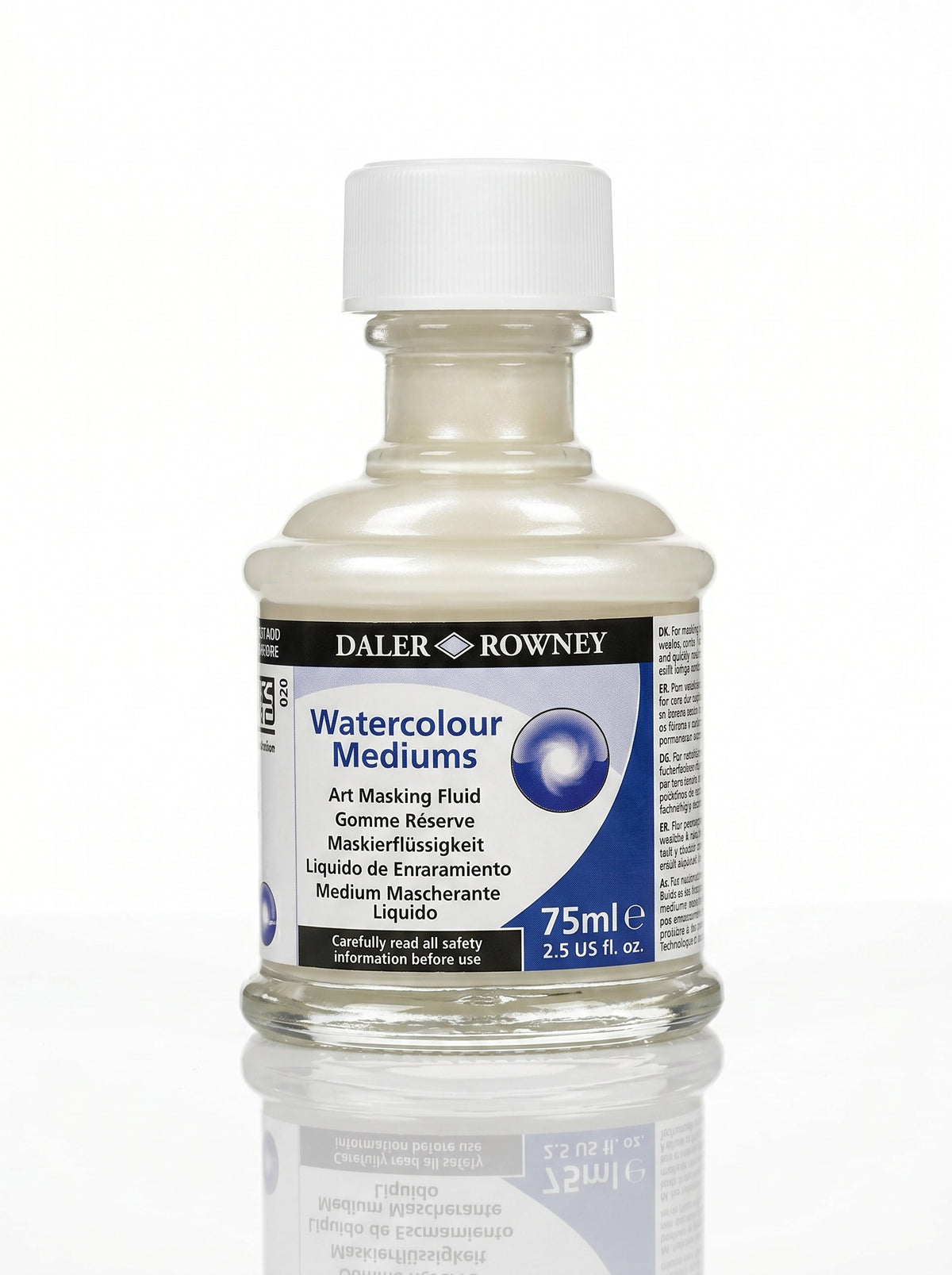 Fluide de masquage Daler-Rowney - Pour préserver le blanc (75ml)
