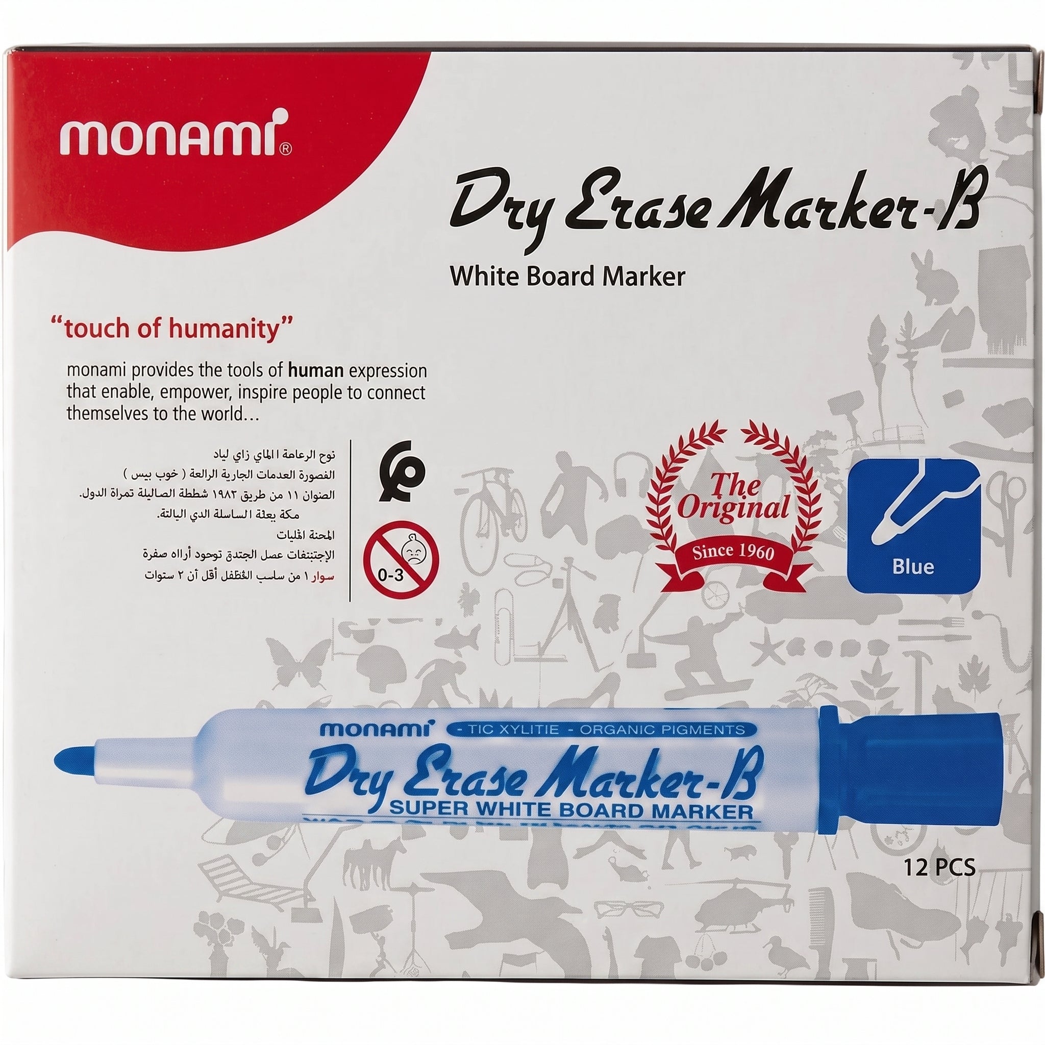 Marqueur tableau blanc Monami