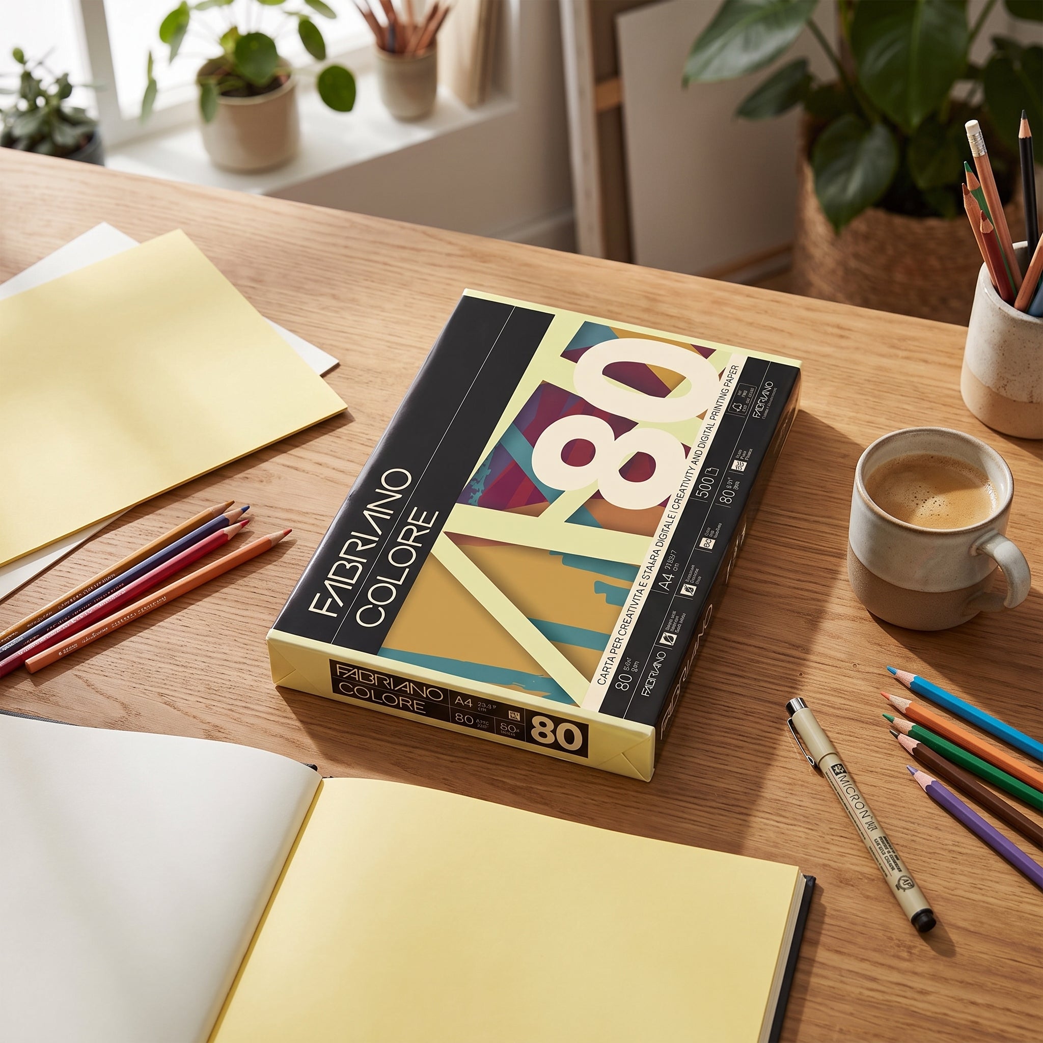 Papier Couleur A4 80g - Rame 500 Feuilles | Qualité Premium