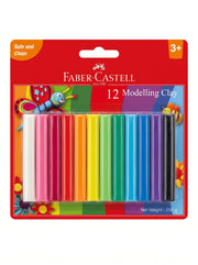 Pâte à modeler Faber-Castell - 12 Couleurs (200g)