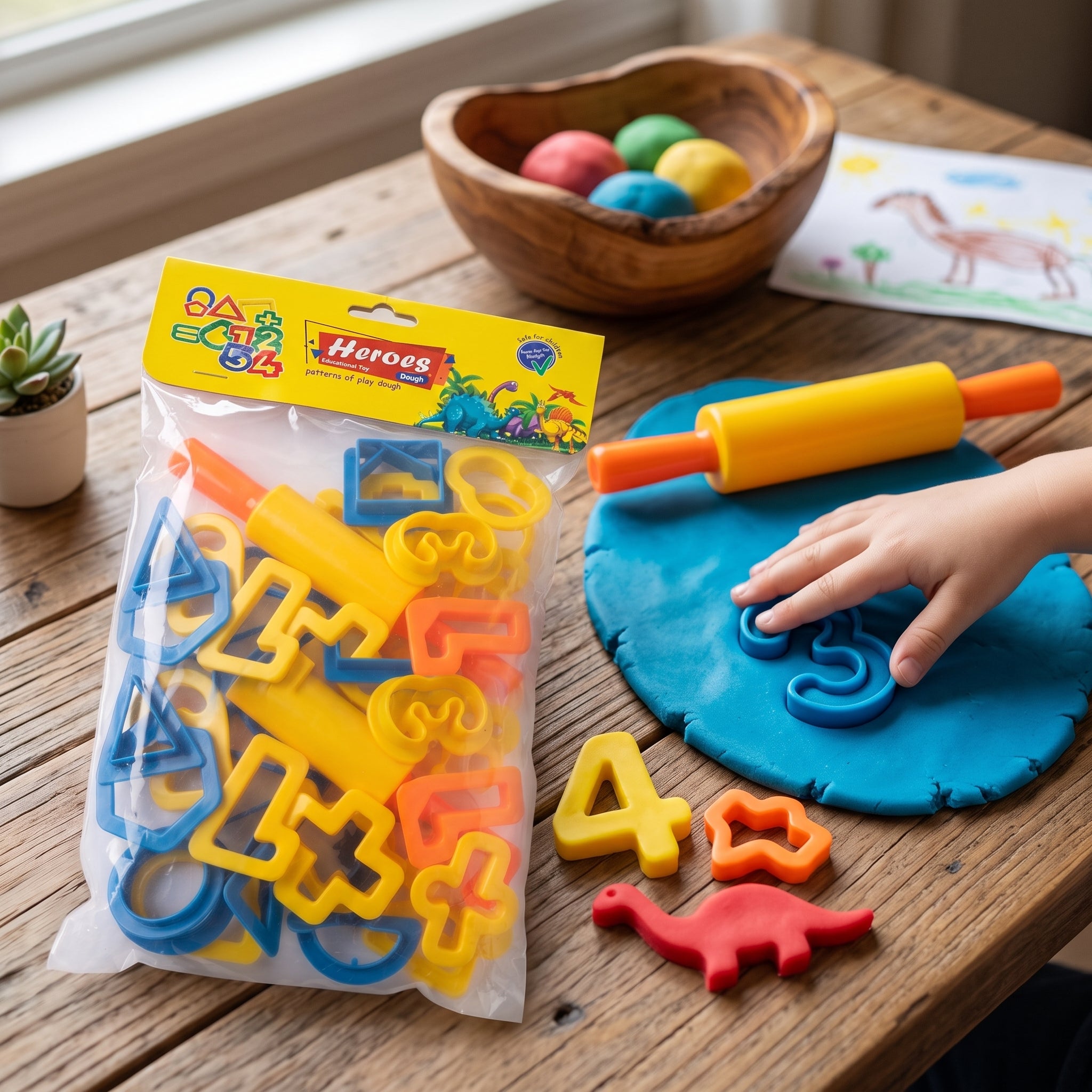 Lot de Moules Pâte à Modeler  – Kit Créatif pour Enfants
