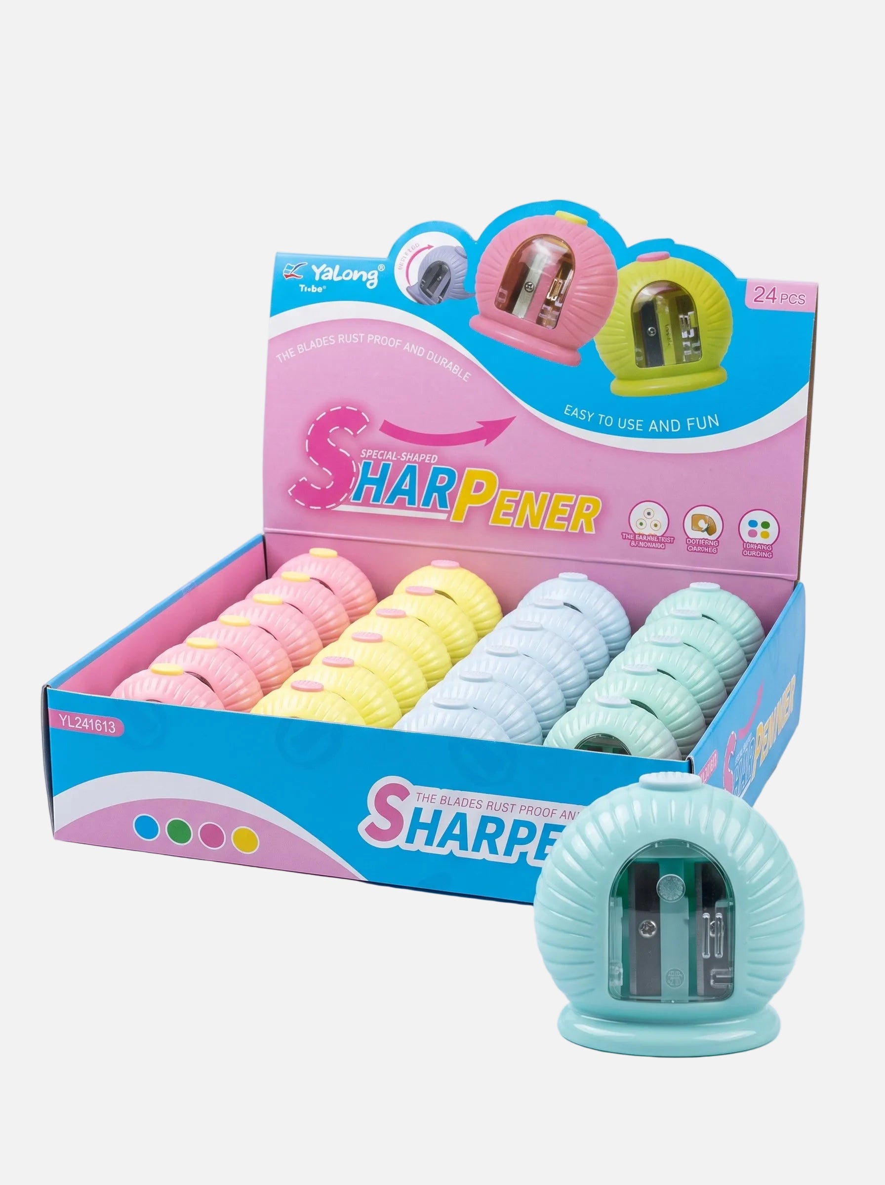 Taille-crayon 2 usages Yalong – Plastique Premium Haute Qualité
