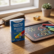 Craies de couleur Giotto Robercolor - Boîte de 10 Pièces