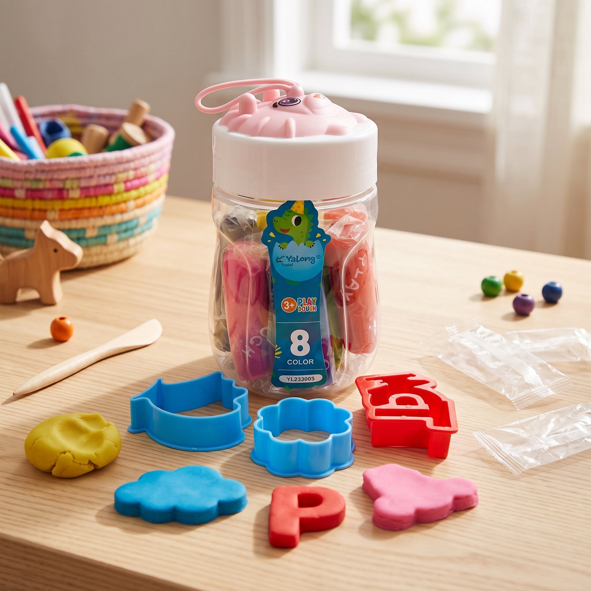 Kit Pâte à Modeler Yalong - 8 Couleurs avec Accessoires