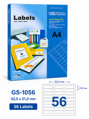 Etiquettes adhesive labels A4 100F - Papier Autocollant Qualité Pro