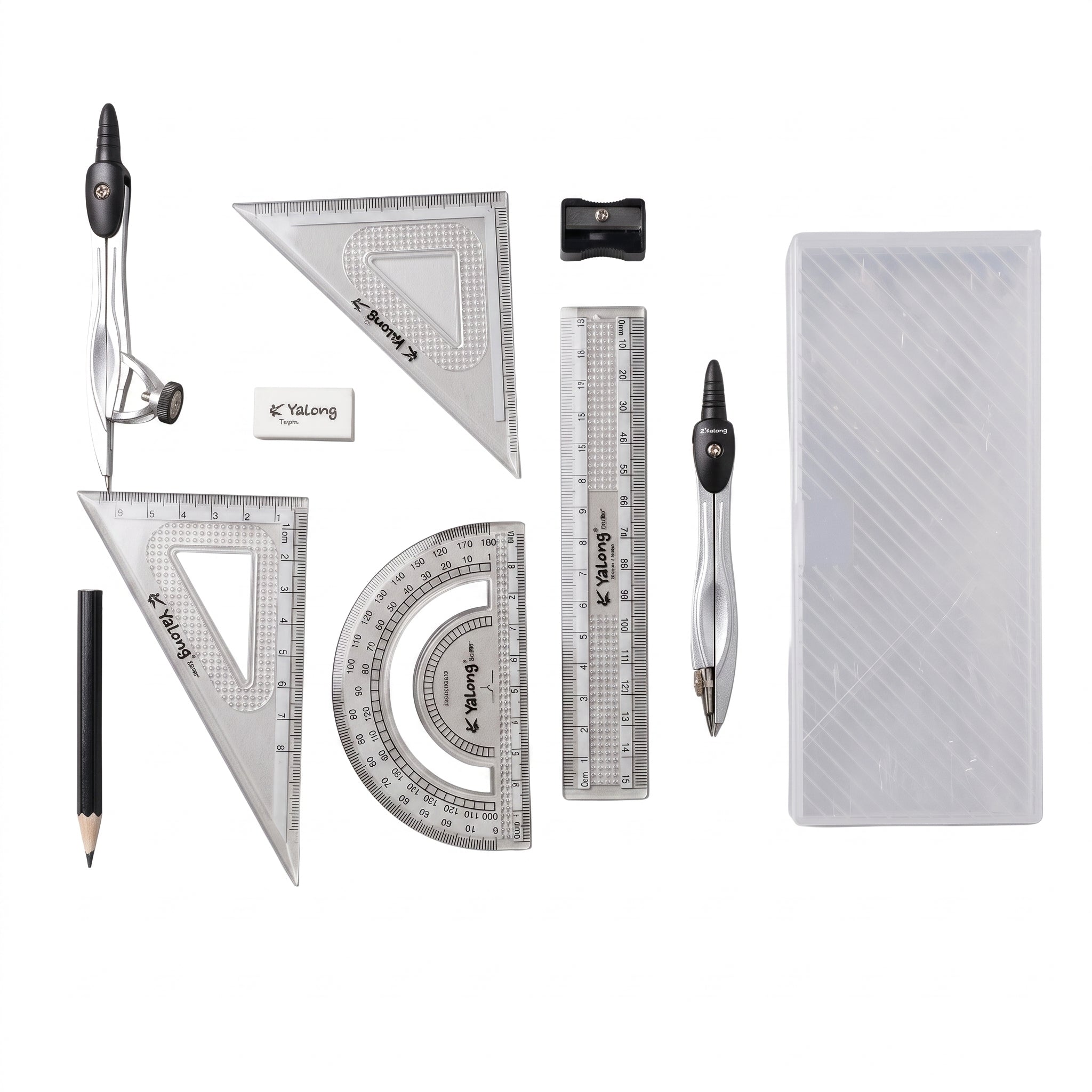 Coffret géométrie Yalong : Boîte Complète pour la Rentrée Image principale du produit