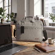 Cartable Porte PC Rembourré 2 Poches En Gris – Protection Maximale pour Ordinateur
