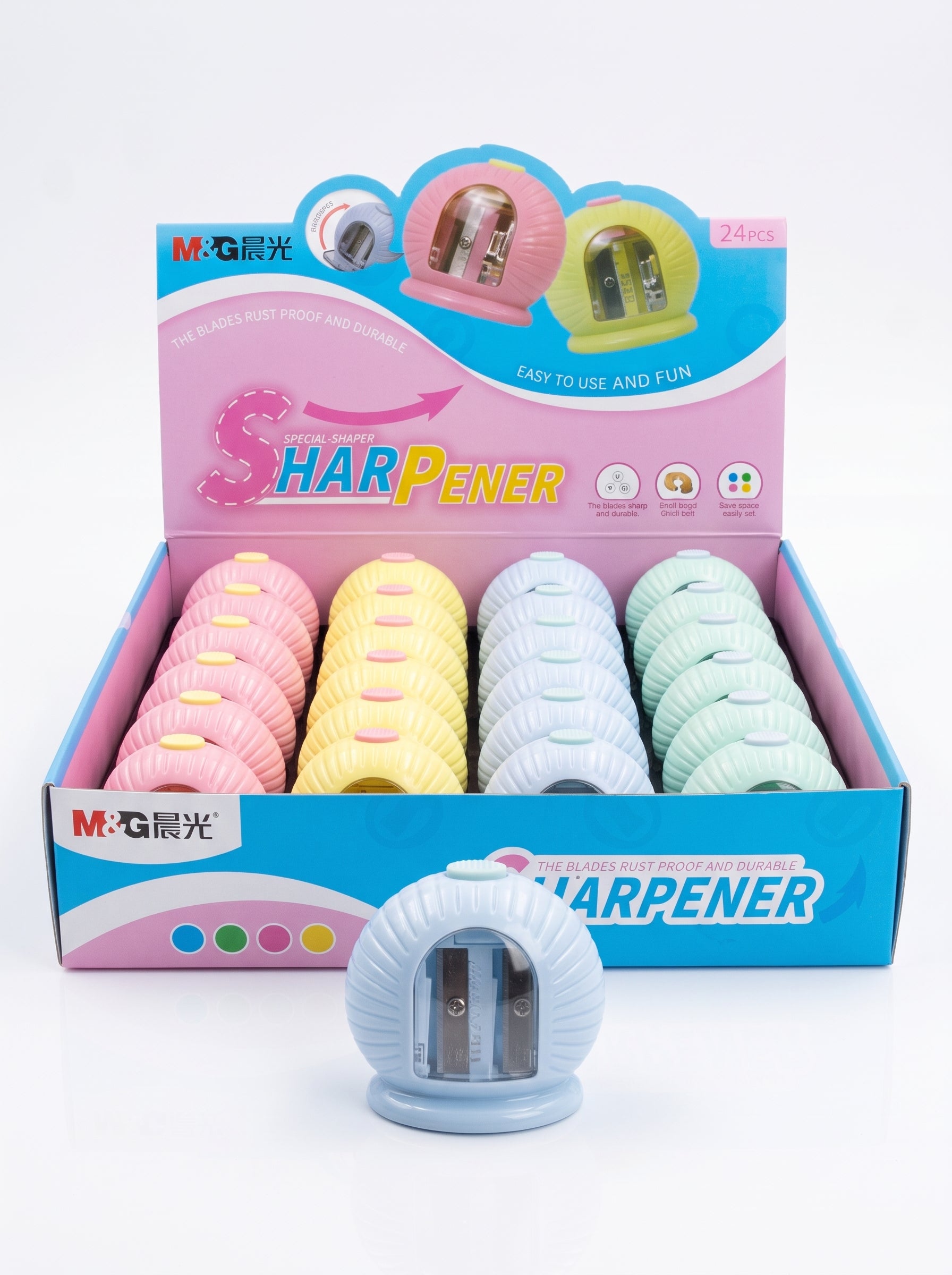 Taille-crayon 2 usages Yalong – Plastique Premium Haute Qualité