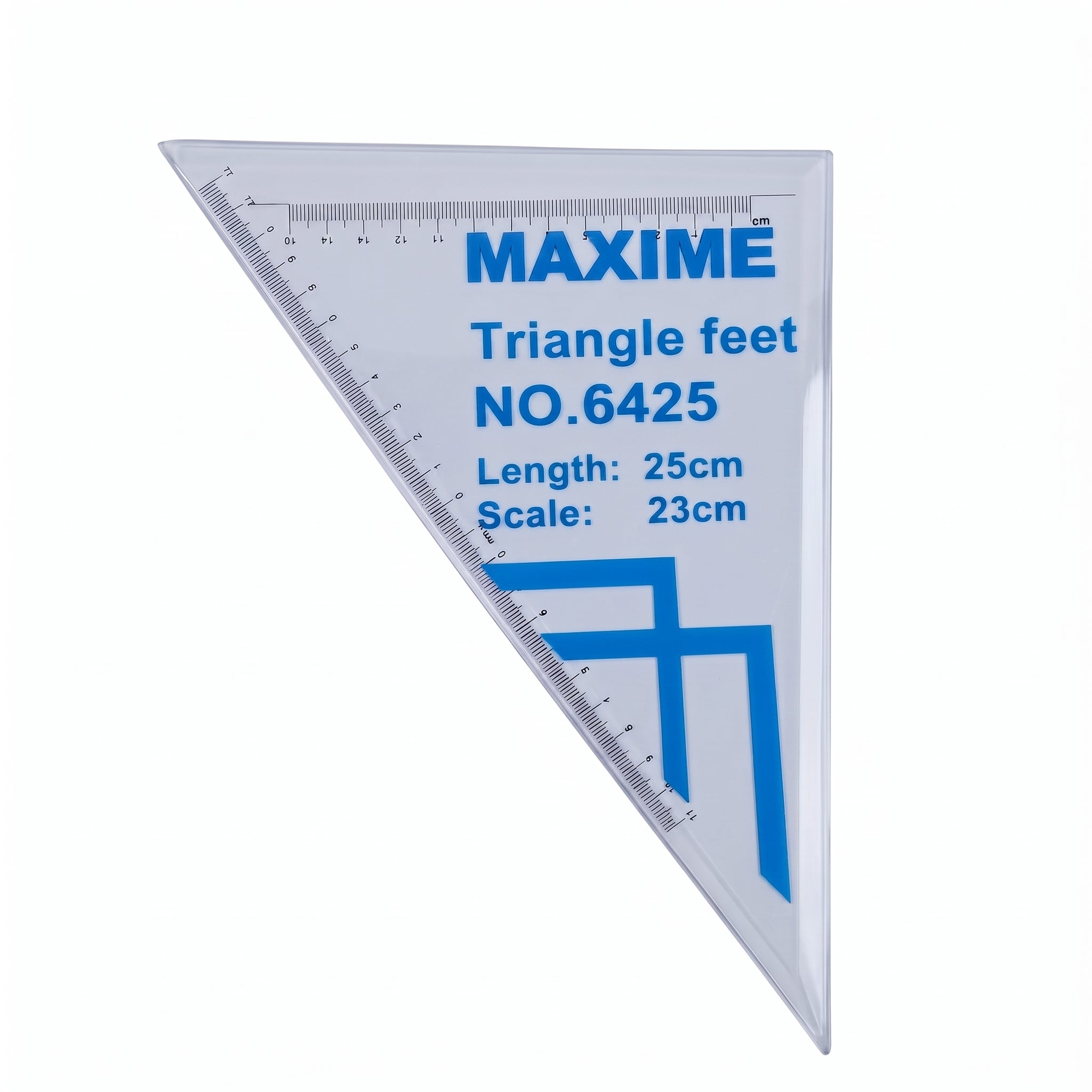 Set 2 équerres Maxime 25cm - Équerres Transparentes Image principale du produit