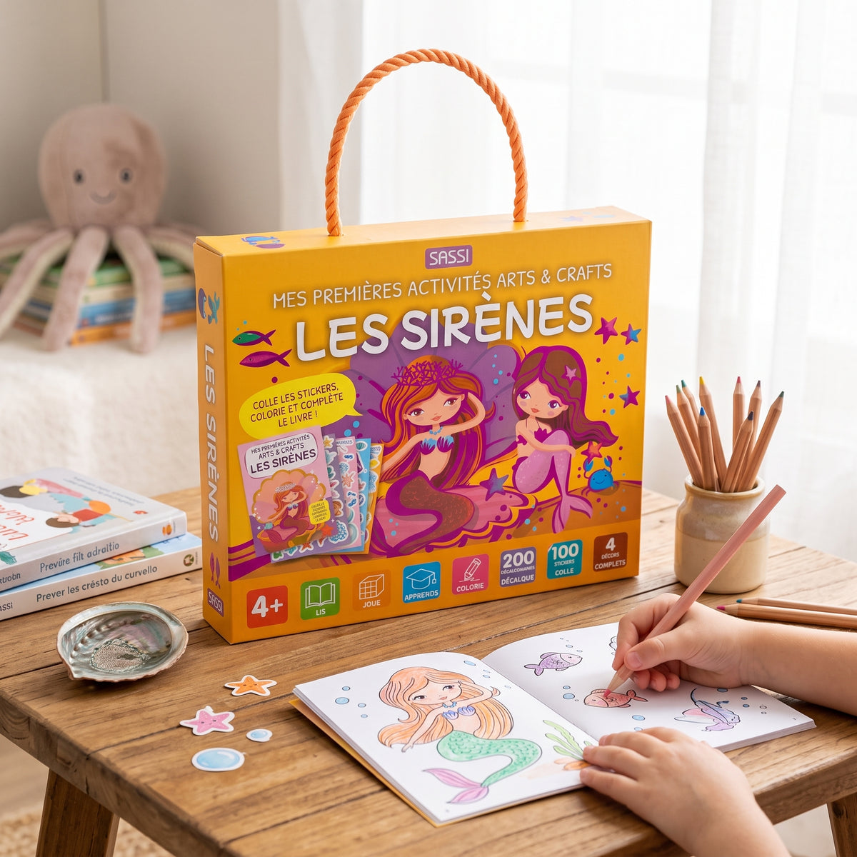 Coffret Arts et Crafts Enfant - Loisirs Créatifs et Éveil Éducatif